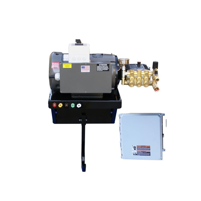 Cam Spray 2040EWM3A Pressure Washer Electric Powered Economy Wall Mount Cold Water 4 GPM 2,000 PSI 208V 3 Phase