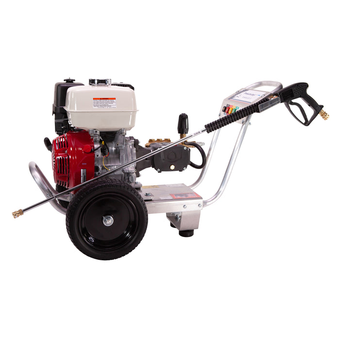 Pressure-Pro Eagle II E4040HA-20 gas powered cold water direct drive pressure washer, front view