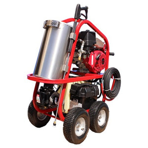 Pressure-Pro Dirt Laser Hot SH27003VH 2,700 PSI 2.5 GPM Gas Powered Hot Water Pressure Washer with Vanguard 205cc Engine, 4 Wheel Portable, Electric Start