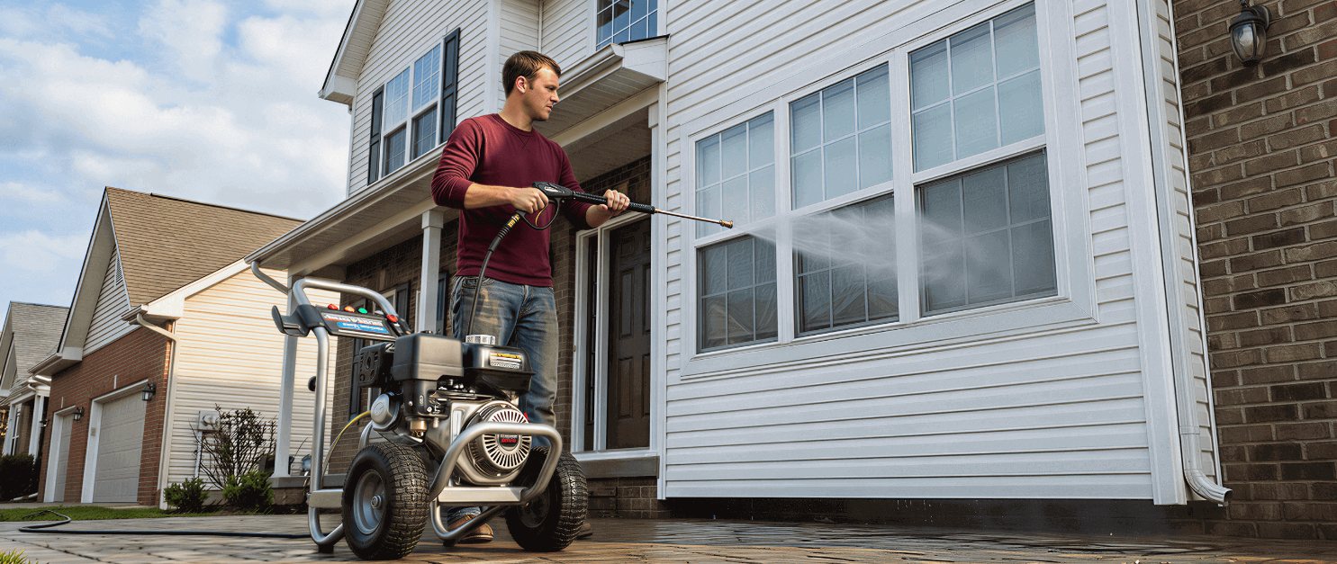 Commercial pressure washing equipment for car washes, fleets and contractors