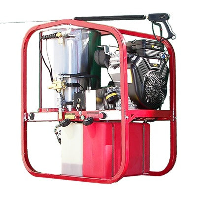 Pressure-Pro Dirt Laser Skid SK40004HH gas powered hot water pressure washer skid, front view