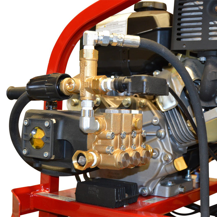 Pressure-Pro Dirt Laser SH40004KH gas powered hot water pressure washer, front view